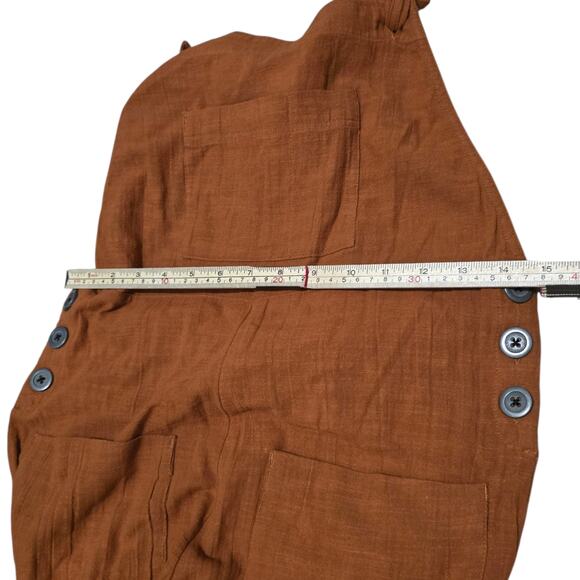 Nwt L* space Cali Girl Overalls Brown Jumper Cotton XS - Picture 6 of 8
